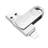 Picture of USB Flash Drive 256GB Photo Stick for iPhone Flash Drive Memory Stick Thumb Drive High Speed USB Stick External Storage DEZOBYTE Compatible for i-Phone Pad Android USB C PC MS-256GB Silver