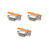 Picture of YIOVVOM DB9 Null Modem Adapter Male to Male Slimline Data Transfer Serial Port Adapter set of 3