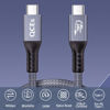 Picture of QCEs USB 4 Cable for Thunderbolt 4 Cable 3.3Ft, USB C to C for Thunderbolt 3/4 Cable 40Gbps Data Transfer 8K Display 240W PD Charging Compatible with iPhone 15 Pro Max, MacBook, Hub, SSD