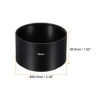 Picture of PATIKIL 52mm Lens Hood, Long Focus Frosted Surface Anti-Reflective Inside Hood for Camera Lens, Black for Nikon, for Fujifilm, for Pentax, for Leica