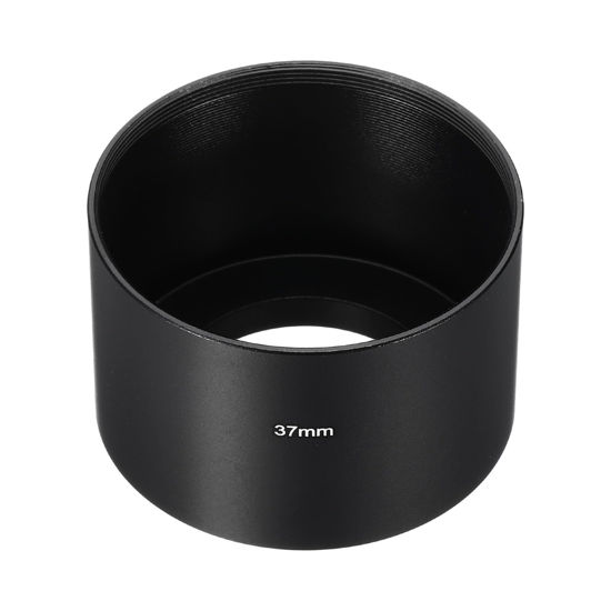 Picture of PATIKIL 37mm Lens Hood, Long Focus Frosted Surface Anti-Reflective Inside Hood for Camera Lens, Black for Nikon, for Fujifilm, for Pentax, for Leica