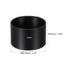 Picture of PATIKIL 37mm Lens Hood, Long Focus Frosted Surface Anti-Reflective Inside Hood for Camera Lens, Black for Nikon, for Fujifilm, for Pentax, for Leica