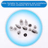 Picture of Zmbroll 200Pcs M.2 SSD Mounting Screws Silver Laptop Screws m.2 Standoff and Screw M2 Motherboard Standoffs Notebook Computer Screw Set with Screwdriver for Asus Gigabyte MSI Motherboards