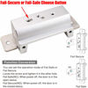 Picture of UHPPOTE ANSI Standard Heavy Duty Electric Door Strike Lock Fail-Secure or Fail-Safe Adjustable for Access Control Cylindrical Locksets (Input Voltage 12VDC)