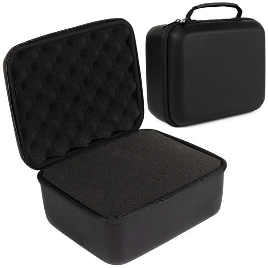 Picture of Protective Hard Case With Customizable Foam - 9.5 Inch Lightweight Hard Shell Case for Electronics, Cosmetic, Makeup & More - 9.5 x 7.5 x 4.75 Inches