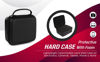 Picture of Protective Hard Case With Customizable Foam - 9.5 Inch Lightweight Hard Shell Case for Electronics, Cosmetic, Makeup & More - 9.5 x 7.5 x 4.75 Inches