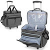 Picture of Trunab Rolling Teacher Bag with Expandable File Pocket and Detachable Trolley, Teacher Tote Bag with Wheels for up to 15.6 Inches Laptop (Patented Design) (Grey)