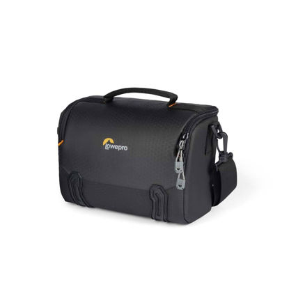 Picture of Lowepro Adventura SH 140 III, Camera Shoulder Bag with Adjustable/Removable Shoulder Strap, Bag for Mirrorless Camera, Compatible with Fujifilm XT200, Canon M50 MII, EOS R10, Nikon Z50, Black