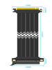Picture of GLOTRENDS PCIe 4.0 X16 GPU Riser Cable Length 400mm, Female 180 Degree Angle, Compatible with Gen 4 GPUs, Such as RTX4090-RTX3060, RX7900, RX6950XT-RX6500XT,etc (PCIE40-40-180)