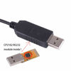 Picture of Usangreen Meade LX200 GPS AUTOSTAR II Telescope Control Cable CP2102 Chip PC RS232 Serial RJ12 RJ12 6P6C Upgrade Console Cable (Length:6feet/180cm)