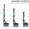 Picture of Ring Light Wall Mount Triangle Boom Arm 43inch/110cm 180° Flexible Rotation Wall Mount Ring Light Support for Salon Studio Video Light, Monolight, Photography, Softbox, Reflector