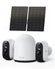 Picture of WUUK 2K Solar Security Cameras Wireless Outdoor, Home Security Camera Support Up to 8 Cams, 2 Cam-kit, Forever Power, No Monthly Fee, 32G Local Storage, Compatible for Alexa, Google Home, 2.4G&5G WiFi
