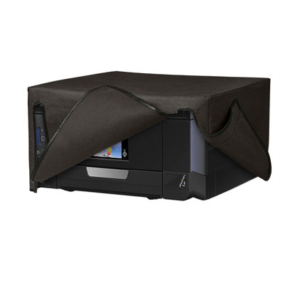 Picture of kwmobile Dust Cover Compatible with Epson Expression Premium XP-830 - Printer Case - Fabric Protector Cover - Dark Grey