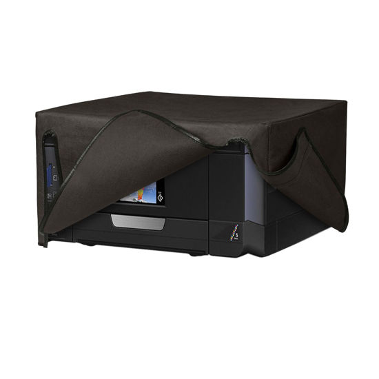 Picture of kwmobile Dust Cover Compatible with Epson Expression Premium XP-830 - Printer Case - Fabric Protector Cover - Dark Grey