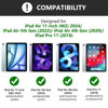 Picture of KBCASE for iPad Air 5th/4th Generation Case with Keyboard, Keyboard Case for iPad Air 11-inch (M2) 2024/for iPad Pro 11 2018, Detachable Bluetooth Keyboard Tablet Case with Pencil Holder(Black)