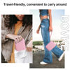 Picture of BOVKE Carrying Case for Polaroid Go Generation 2 / Polaroid Go Mini Instant Camera, Polaroid Go Gen 2 Camera Travel Storage Bag With Extra Space for Photo Films, Charging Cables, Pink