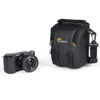 Picture of Lowepro Adventura SH 115 III, Camera Shoulder Bag with Adjustable/Removable Shoulder Strap, Camera Backpack for Mirrorless Camera, Compatible with Sony Alpha 6000 Series, Black