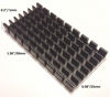 Picture of Easycargo 4pcs 50mm Heatsink 50x25x5mm + pre applied 8810 thermal conductive tape, Cooling Aluminum Heatsink for cooling Raspberry Pi, M.2 SSD NVMe (4 pcs 50mmx25mmx5mm)