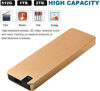 Picture of Ultra Slim Portable External Hard Drive 2TB Portable Hard Drive USB3.1 Type-C for Mac, Desktop, PC, Laptop, etc (2TB, Golden)