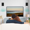 Picture of WALI Speaker Wall Mounts, Dual Side Clamping Bookshelf Mounting Bracket for Large Surrounding Sound Speakers, Hold up to 55 lbs. (SWM201-W), White