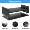 Picture of Marbrasse Monitor Stand Riser, 2 Pack 16.5 Inch 2 Tier Computer Monitor Stand, Printer Shelf Stand for Laptop Computer Screen Storagek,Desktop Stand with Phone Holder and Cable Management