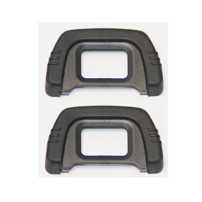 Picture of D7000 Eyecup Camera Eyepiece Viewfinder for Nikon D7000 D600 D80 D90 D40 D50 D200 D300, Replaces Nikon DK-21 Eyecup (2 Packs)