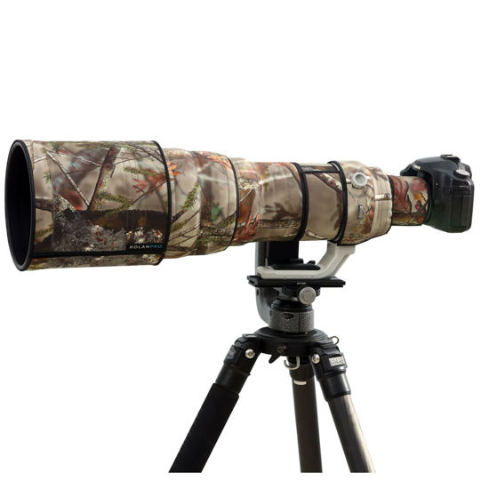 Picture of Rolanpro Camouflage Lens Clothing Rain Cover for Canon EF 600mm F/4 L is USM Lens Disguises Lens from Wildlife #20