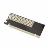 Picture of Futheda M-Key PCIe Adapter M.2 NVME SSD to PCI Express Adapter Card for PC/2U Hight Server, PCIE GEN3 Full Speed Support PCIe X4 X8 X16 Slot, Support M.2 SSD 2230 2242 2260 2280