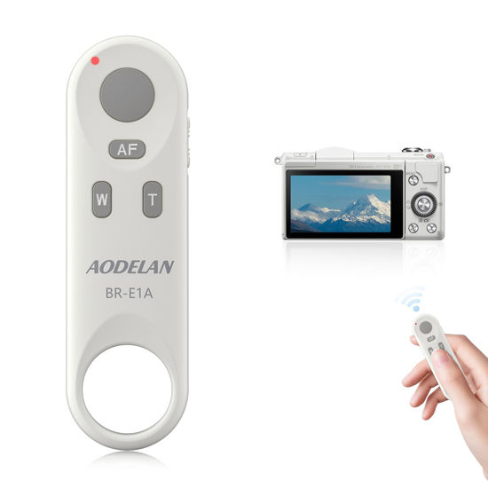 Picture of Wireless Remote Control for Canon Camera, AODELAN Shutter Release Compatible with R/RP /R5 /R6 /R10 /R50 /R100 /77D /90D/850D/6D II /M6 Mark II/M50/G5 X Mark II/G7 X Mark III;Replaces Canon BR-E1