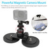 Picture of PellKing Magnet Camera Mount for GoPro,Heavy-Duty Metal Car Powerful Magnetic Camera Mount with 360 Degree Rotation Ball Head for Car Body,Compatible with GoPro Hero 9 Black 8/7/6/5,Etc