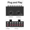 Picture of Dingsun 6-Way Audio Switcher, RCA Stereo Audio Switcher, Plug & Play Compatible with TV, Blu -Ray Player, DVD Player, CD, Amplifier, Speaker (6 in 1 Out)