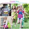 Picture of for iPad 10th Generation Case for Kids Girls, iPad 10th 2022 10.9 Case with Screen Protector Shoulder Strap Butterfly Wings Stand Pencil Holder, Rugged Cover for iPad 10th Gen 10.9'' (2022)-Rose Red