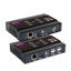 Picture of Basicolor 4K PoE HDMI KVM Extender Over IP, USB Ethernet Extender Over Cat5 Cat6 up to 328ft(100m), Plug & Play Lossless & Near Zero Latency, Support Point to Point & TX RX Team Connection