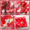 Picture of Mocsicka Happy Valentine's Day Backdrop Romantic Love Hearts Valentines Day Banner Valentines Day Party Decorations Photo Booth Prop