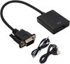 Picture of BUBUCAM VGA to HDMI Adapter, Audio Support 1080P Resolution VGA to HDMI Adapter(Male to Female) for Computer, PC, Laptop, Monitor