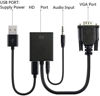 Picture of BUBUCAM VGA to HDMI Adapter, Audio Support 1080P Resolution VGA to HDMI Adapter(Male to Female) for Computer, PC, Laptop, Monitor