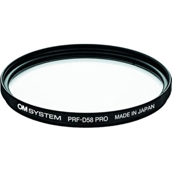 Picture of OM SYSTEM Olympus PRF-D58PRO Lens Protect Filter for M.ZUIKO Digital ED 14-150mm f4.0-5.6, M.ZUIKO Digital ED 40-150mm f4.0-5.6 and M.ZUIKO Digital ED 75-300mm F4.8-6.7,Black