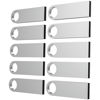 Picture of ABLAZE 32GB USB Flash Drive 10 Pack, Metal Flash Drive USB 2.0 Thumb Drives with Keychains USB Stick 32GB USB Drive Pendrive