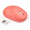 Picture of seenda Wireless Mouse, 2.4G Noiseless Mouse with USB Receiver Portable Computer Mice for PC, Tablet, Laptop, Notebook - Living Coral
