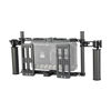 Picture of Nitze Universal Director’s Monitor Cage with Two Cheese Plates, Carbon Fiber Handles and Rods for Any Monitor up to 10" - JSQ-003