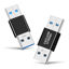 Picture of AIYEEN USB 3.0/3.1 Male to USB 3.0/3.1 Male Adapter (2 Pack), OTG 3.0/3.1 USB A to 3.0/3.1 USB A Adapter, USB Connector Connection or Data Cable Extension, USB3.0 Expansion Adapter