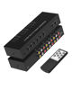 Picture of 6 Port RCA to HDMI Converter, Dual AV to HDMI Converter Supports 16:9/4:3 Composite to HDMI Adapter Support 1080P PAL/NTSC Compatible with Sega/Xbox/PS1/PS2/PS3/WII/N64/VHS, VCRs, and DVD Players