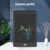 Picture of [2 Pack] 8.5 Inch Reusable Colorful LCD Writing Tablet Ewriter,TIQUS Notepad Board with Stylus - Black