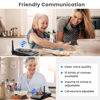 Picture of Hands-Free Intercoms Wireless for Home Business, Wuloo Upgrade Two Way Audio Intercom System for Elderly, Full Duplex Room to Room Intercom with 5280 ft Range Clear Sound Anti-Interference, Pack of 2