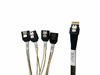 Picture of DiliVing 𝐃𝐢𝐋𝐢𝐧𝐤𝐞𝐫 SlimSAS 4X to 4*SATA，SFF-8654 38pin to 4xSATA(7pin) Cable, 100CM