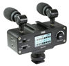 Picture of Vidpro XM-AD5 Mini Pre-Amp Smart Mixer with Dual Condenser Microphones - Designed for DSLR’s, Video Cameras and SmartPhones