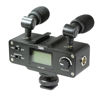 Picture of Vidpro XM-AD5 Mini Pre-Amp Smart Mixer with Dual Condenser Microphones - Designed for DSLR’s, Video Cameras and SmartPhones