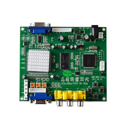 Picture of Wigearss Arcade Game RGB/CGA/EGA to VGA HD Game Video Output Converter Board for Arcade Game Monitor to CRT LCD PDP Projector