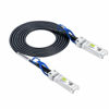 Picture of 10Gtek 25G SFP28 SFP+ DAC Cable - 25GBASE-CR SFP28 to SFP28 Passive Direct Attach Copper Twinax Cable for Cisco SFP-H25GB-CU2M, Ubiquiti UC-DAC-SFP28, Arista, Supermicro and More, 2-Meter(6.6ft)