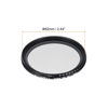 Picture of MECCANIXITY ND2-400 Lens Filter Variable Neutral Density Lens Filter 62mm Circular ND Filter Grayscale Filter for Camera Photography Lens
